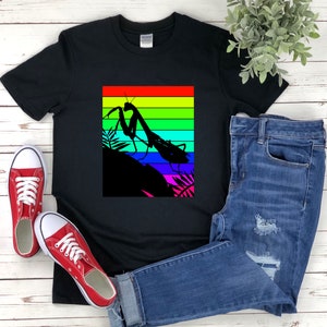 Praying Mantis Shirt, Insect Shirt, Retro Praying Mantis Shirt, Insect Lover Gift, Entomology Shirt, Mantis Shirt