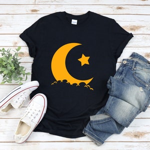 Crescent Moon Shirt, Muslim Shirt, Eid Mubarak Shirt, Ramadan Shirt, Eid Shirt, Ramadan Gift, Ramadan Mubarak Shirt, Islam Shirt image 4
