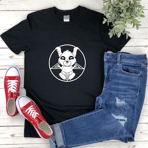 Baphomet Shirt, Baphomet Gift, Baphomet T Shirt, Evil Goat, Satan Shirt, Gothic Shirt, Satanic Goat Shirt, Atheist Shirt