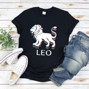 Leo Shirt, Leo Lion Shirt, Lion Shirt,  Leo Symbol Shirt, Leo Sign Shirt, Leo Zodiac Shirt, Horoscope Leo Shirt, Zodiac Sign Leo