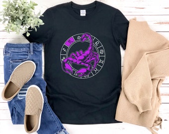 Scorpio Shirt, Scorpio Astrology, Scorpio Constellation, Scorpio Zodiac Sign, Horoscope Shirt, Scorpio Gifts, Scorpio Tshirt