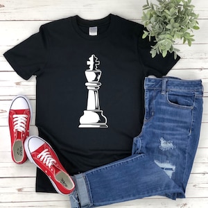 Chess Shirt, King Chess Piece, Chess Club, Chess Player, Chess Tshirt, Gifts For Chess Players, Chess T Shirt, Chess Gifts