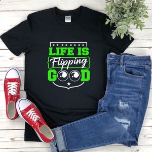 Classic Retro Pinball T-Shirt - Life Is Flipping Good Gift Classic Retro Pinball T-Shirt - Life Is Flipping Good Gift