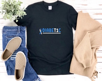 Diabetic Shirt, T1d Shirt, Type 1 Diabetes Shirt, Diabetes Awareness Shirts, Type One Diabetes Shirt, Diabetes Warrior, Diabetes Shirt
