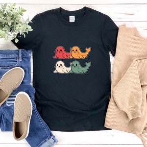 Retro Seal Shirt, Seal T Shirt, Sea Lion Lover Shirt, Seal Tshirt, Cute Seal Shirt, Seal T-shirt, Marine Animal Shirt