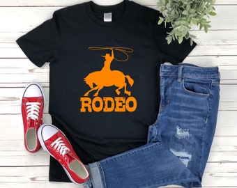 Rodeo Shirt, Western Rodeo Shirt, Cowboy Shirt Vintage, Horse Riding Shirt, Rodeo T-shirt, Rodeo Gifts For Men, Rodeo Tshirt