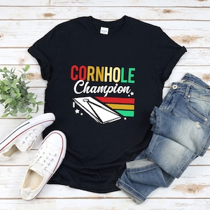 Cornhole Champion Shirt, Funny Cornhole, Lawn Games Cornhole, Cornhole Funbags, Cornhole Shirt, Cornhole Games, Cornhole Tshirt