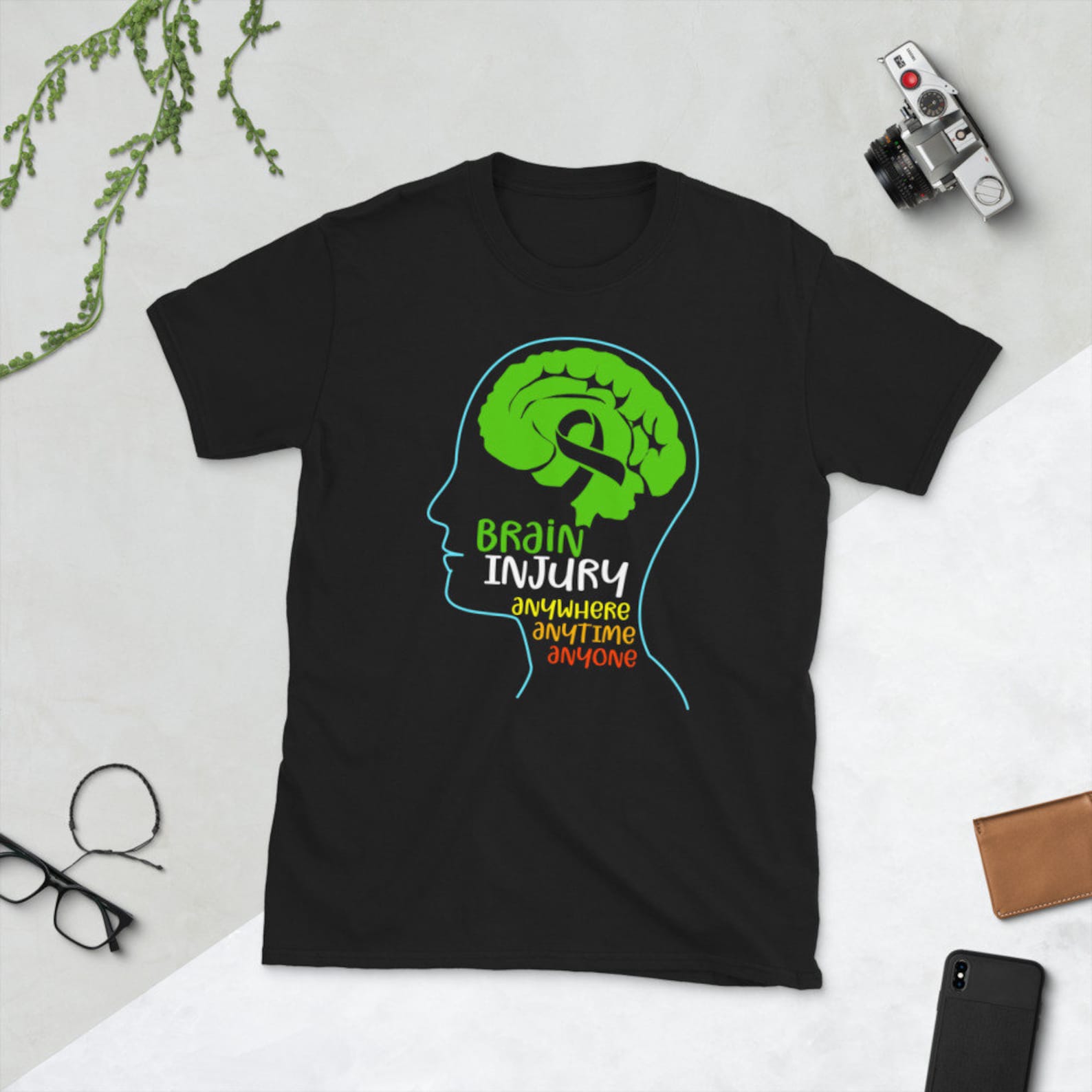 Brain Injury Awareness, Brain Injury Shirt, Brain Injury Tshirt ...