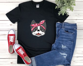 Cute French Bulldog Shirt, French Bulldog Shirt, Frenchie Shirt, Dog Face Shirt, Bulldog Lover, Gifts For Dog Lovers