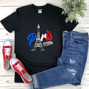 Paris Shirt, Jetaime Shirt, French Language Shirt, Eiffel Tower Shirt, France T Shirt, France Shirt, French Shirt