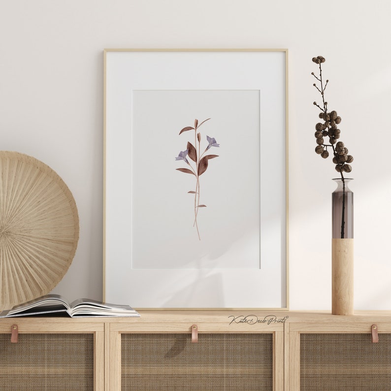Floral Print Set Of 3 Wall Art Botanical Prints Flowers Etsy