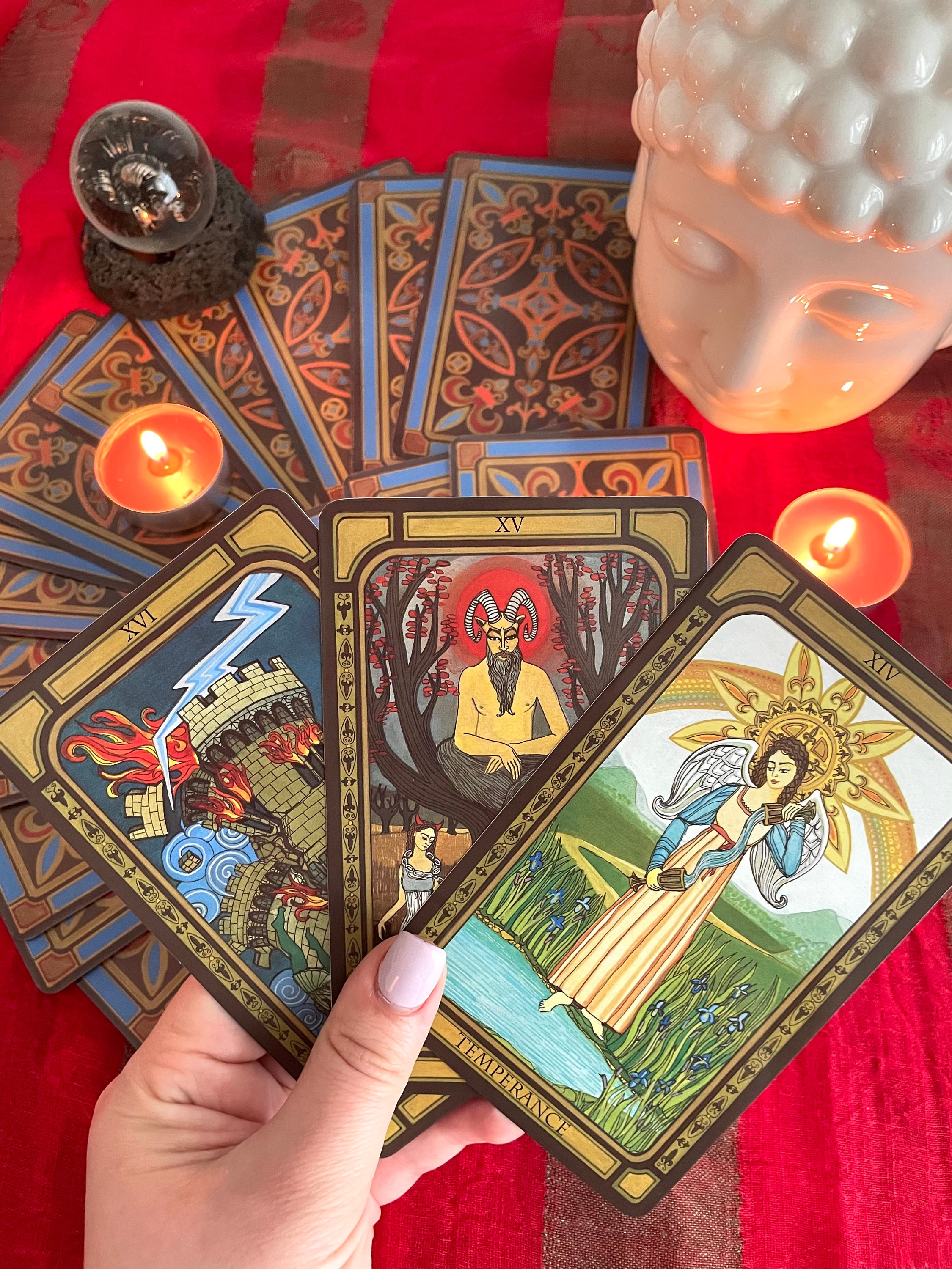 Real Tarot Reading Detailed Reading Questions Tarot Reading Etsy