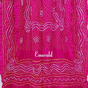 Gajji Silk Bandhani Dupatta