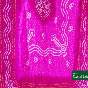 Gajji Silk Bandhani  Dupatta