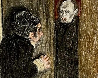 What We Do in the Shadows - hand-drawn, horror themed stickers, magnets and candles