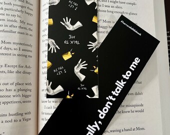 Talk To Me Bookmark - Horror Movie Theme