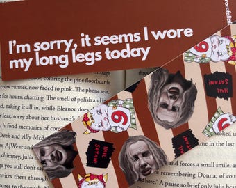 Didn’t Bring My Longlegs - Longlegs - horror themed bookmark