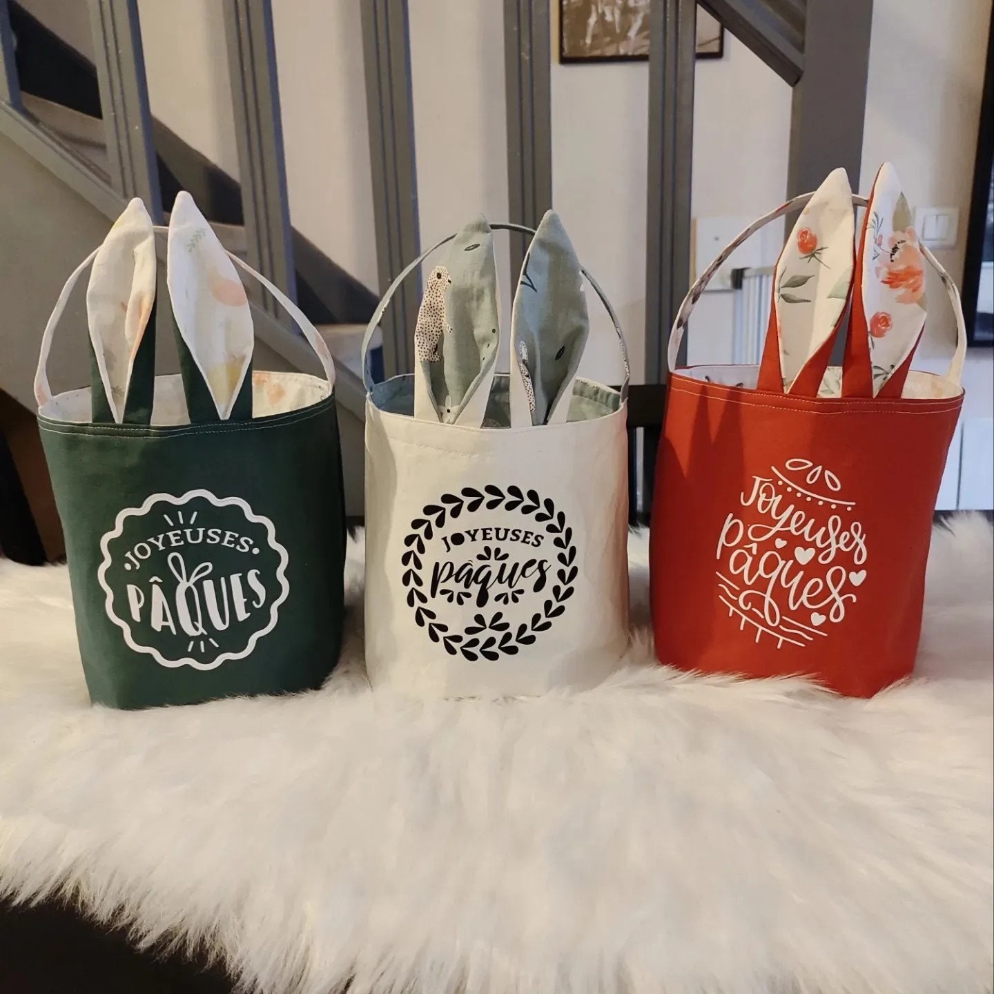 Panier de Pâques Pour Enfant Personnalisé