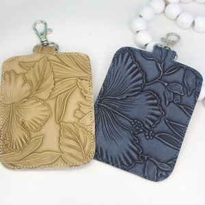 Classroom Doorbell Holder, Embossed Faux Leather, Personalized Doorbell Holder, Sunscreen Holder, Lanyard Accessory, Teacher Gift