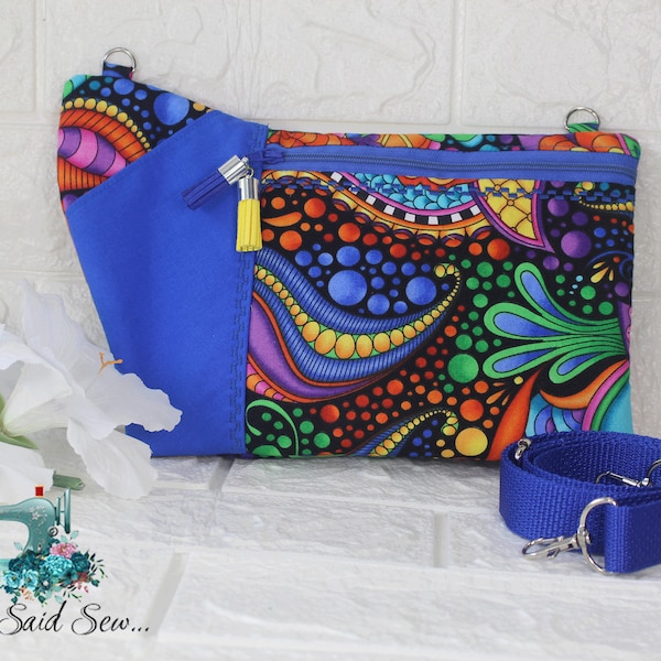 In The Hoop Double Zipper Bag, ITH Embroidery Zipper Bag, ITH Embroidery Concealed Carry Bag, Concealed Carry Embroidery Pattern