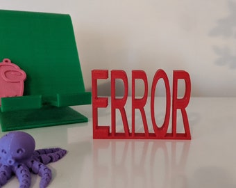 Garry's Mod Error Model / 7cm / 3D Printed