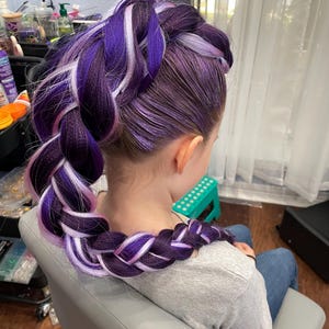 Rave & Festival Braid bubble extensions image 10
