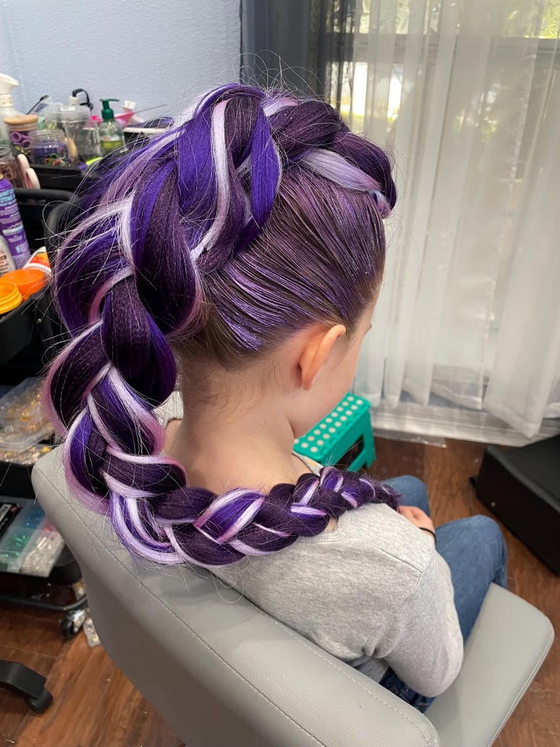 Rave & Festival Braid bubble extensions image 10