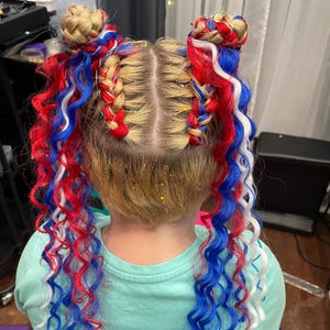 Rave & Festival Braid bubble extensions image 7