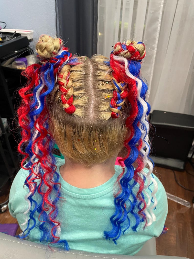Rave & Festival Braid bubble extensions image 7