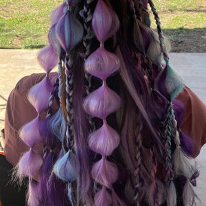 Rave & Festival Braid bubble extensions image 18