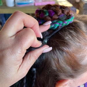 Rave & Festival Braid bubble extensions image 3