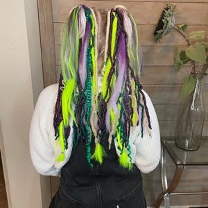 Rave & Festival Braid bubble extensions image 11
