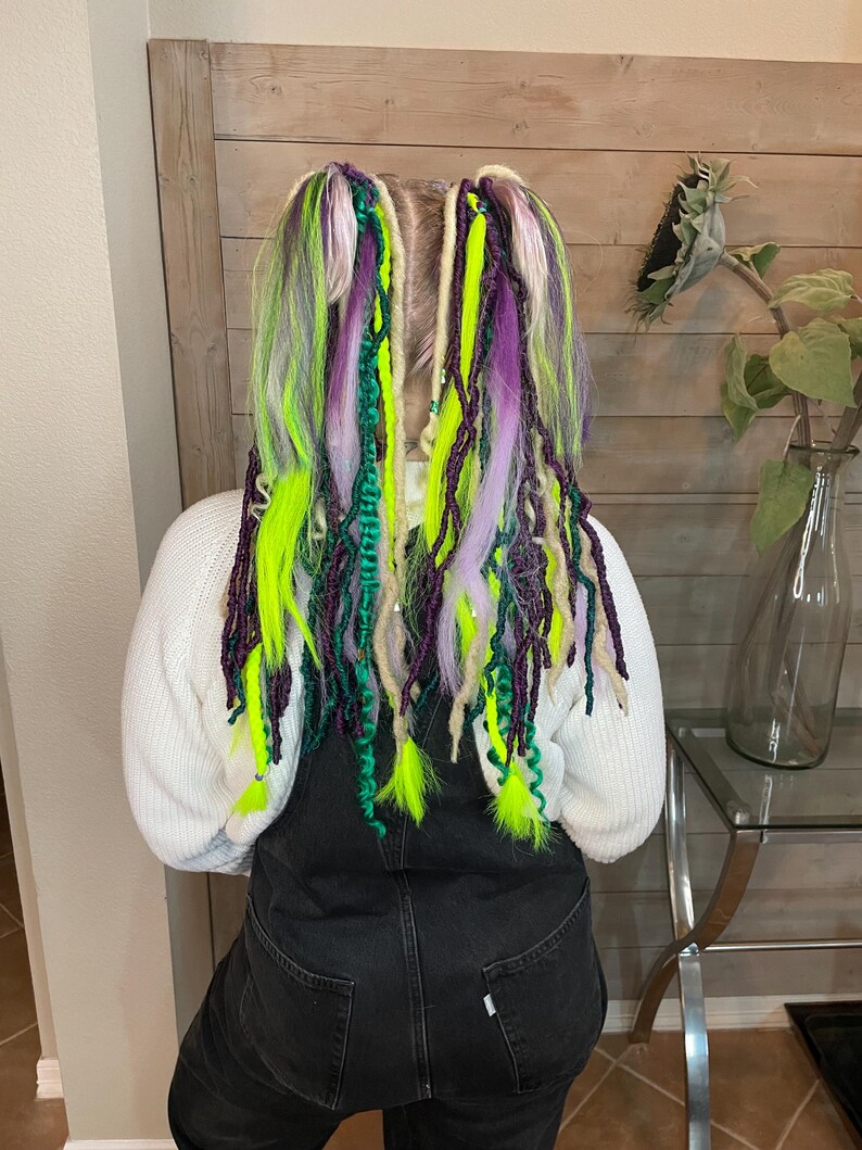Rave & Festival Braid bubble extensions image 11