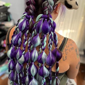 Rave & Festival Braid bubble extensions image 1