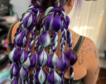 Rave & Festival Braid bubble extensions