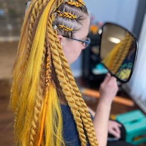 Rave & Festival Braid bubble extensions image 6
