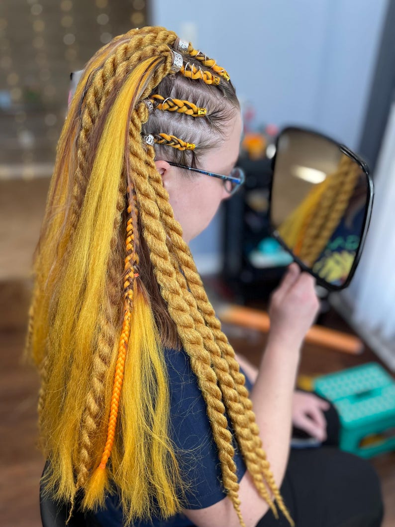 Rave & Festival Braid bubble extensions image 6