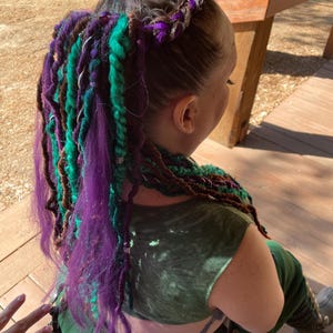 Rave & Festival Braid bubble extensions image 12