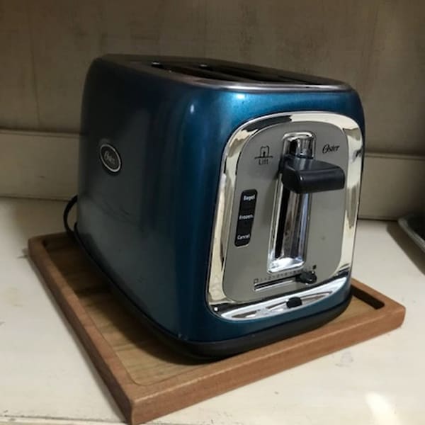 Handmade Wooden Toaster Tray