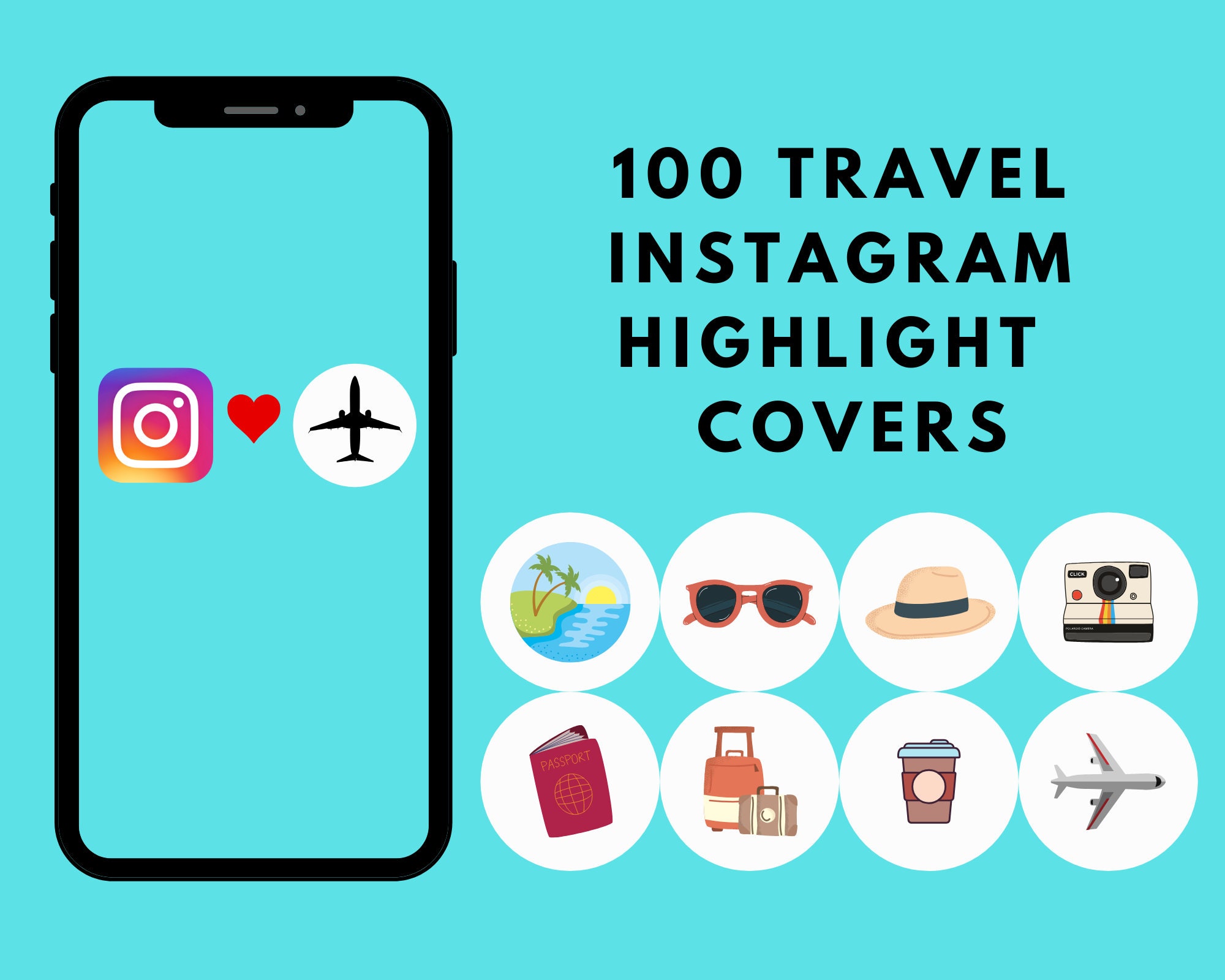 Be Happy Instagram Highlight Covers Bundle 700 Covers - Etsy