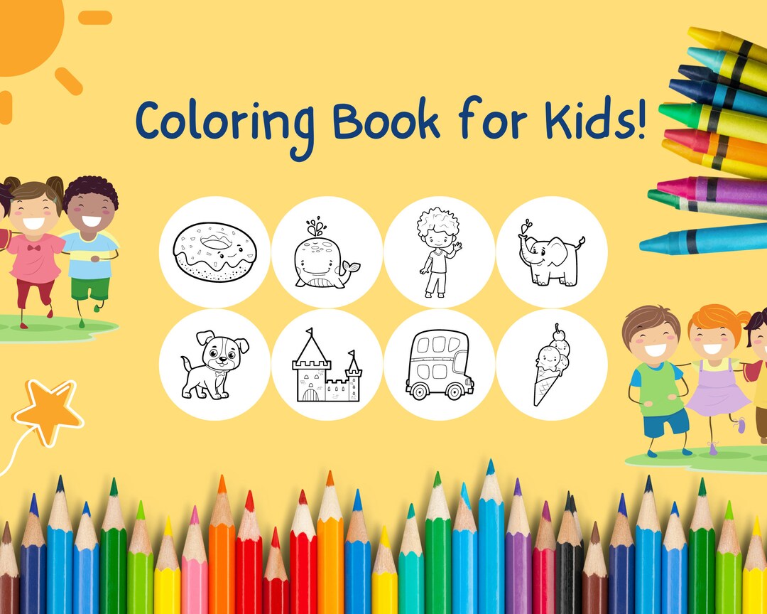 Coloring Book For Kids 50 Coloring Pages For Toddler Boys Girls Coloring Book For Kids 50 Coloring Pages For Toddler Boys Girls