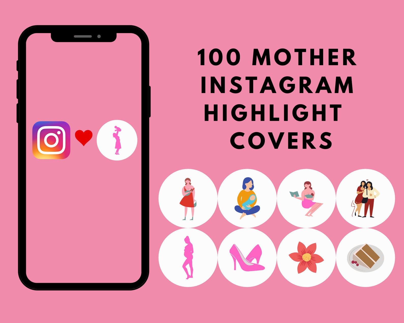 Family Instagram Highlight Covers Bundle, 700 Covers Movies, Travel