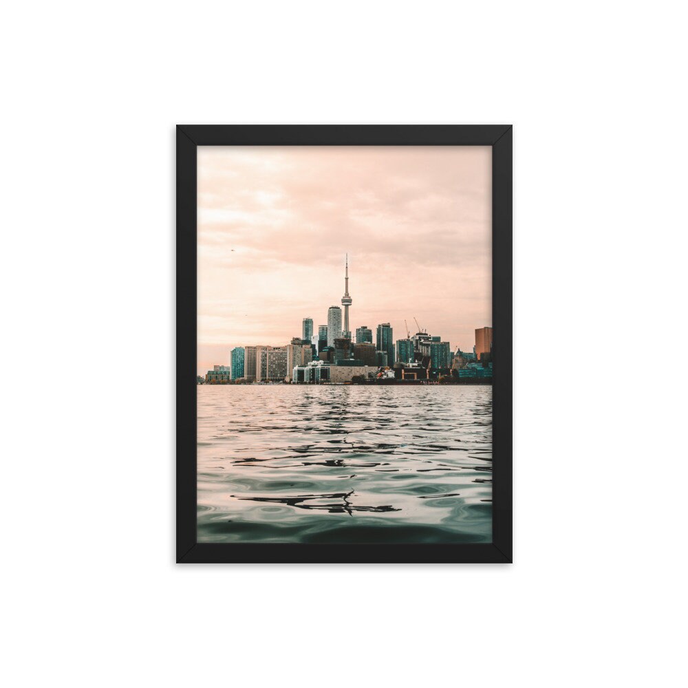 Toronto Canada Framed Poster Canada Art Wall Art Decor Etsy