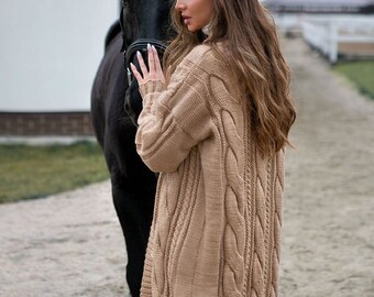 womens wool sweater coat