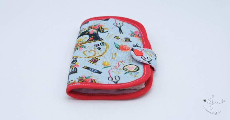 Handmade Needle Book: Sewing Travel Kit, Embroidery Accessory sewing theme
