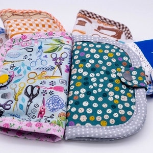 Handmade Needle Book: Sewing Travel Kit, Embroidery Accessory image 1