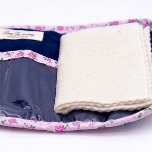 Handmade Needle Book: Sewing Travel Kit, Embroidery Accessory image 8