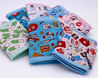 Handmade Medicine Pouch, Small Medication Travel Purse, Medicine Organizer Bag