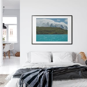 Vent, Chili Mountain Print, Chile Art, Art d’art, Tirage de paysage, Art mural, Beaux-arts, Art de la nature, Art de Patagonie, Maison, Torres del Paine