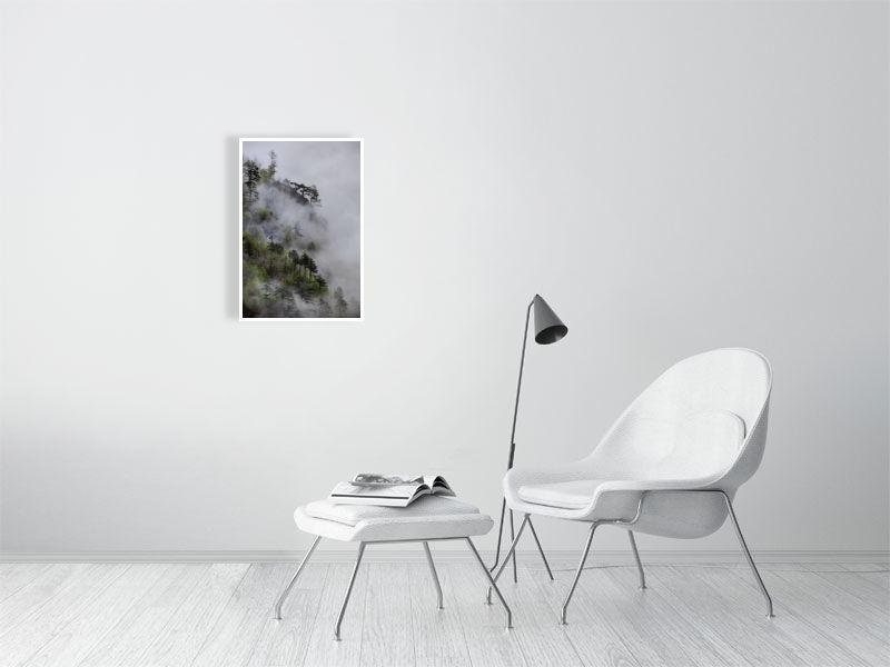 The Fog, Landscape Photography, Forest Print, Wall Foggy Art, Fine Art ...